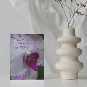 Mutter-zu-Zukunft-Orchidee-Blumenmutter-Tag Karte