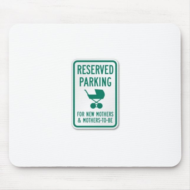 Mütter, zum aufgehobenes Parken zu sein Mousepad (Vorne)