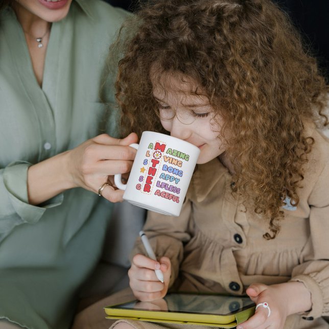 Mutter Zweifarbige Tasse ( Amazing gift for an amazing mom)