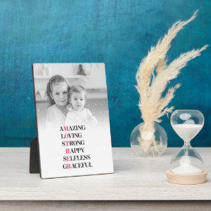 Mutterakronym-Foto Fotoplatte