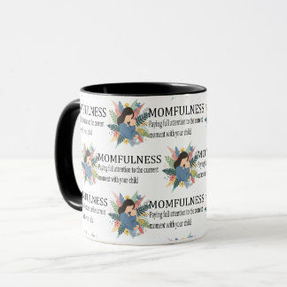 Mutterbewusstseins-Definition Florales Mutterbild- Tasse