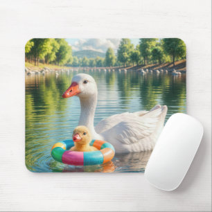 Mutterdusche mit Ducklein Mousepad