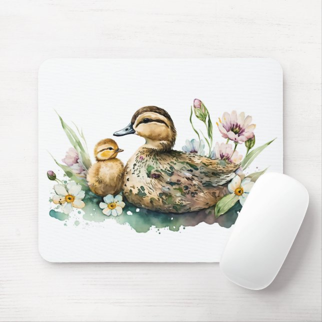 Mutterente und Duckwasser Mousepad (Mit Mouse)