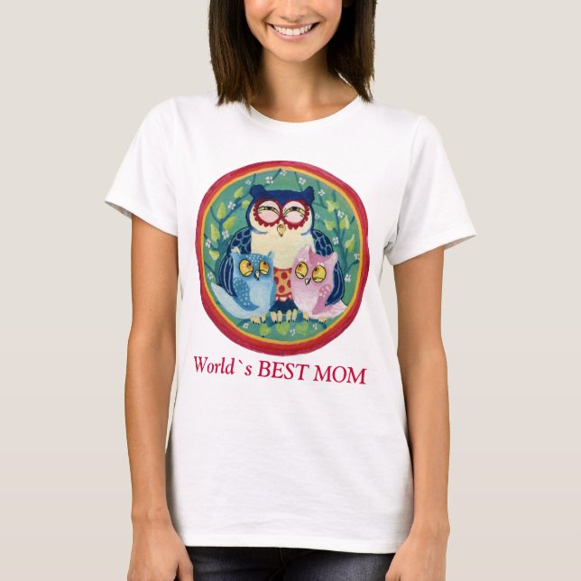 Muttereule die beste Mutter T-Shirt (Vorderseite)