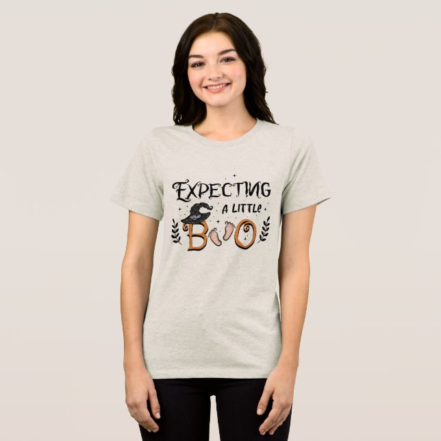 Mutterfrauen Halloween Tri-Blend Shirt (Vorderseite voll)