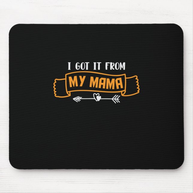 Muttergeschenk, das ich von meiner Mama Got habe Mousepad (Vorne)