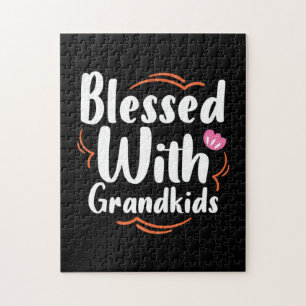 Muttergeschenk gesegnet mit Großkindern Puzzle