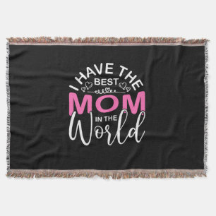 Muttergeschenk habe ich die beste Mama Decke