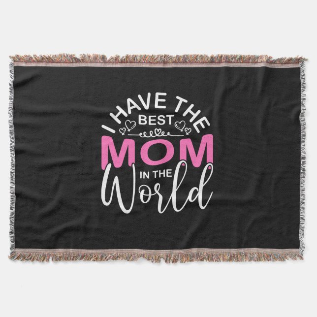 Muttergeschenk habe ich die beste Mama Decke (Vorderseite)