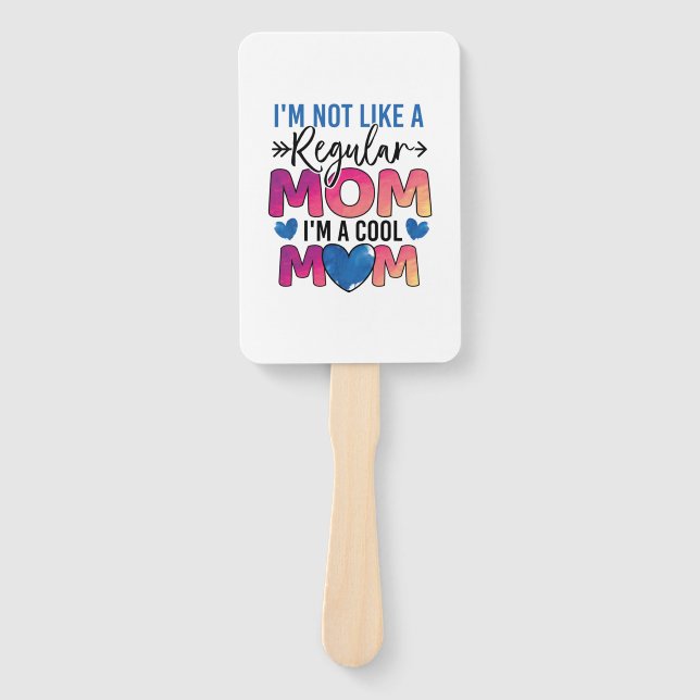 Muttergeschenk Ich bin eine Coole Mama Fächer (Vorderseite)