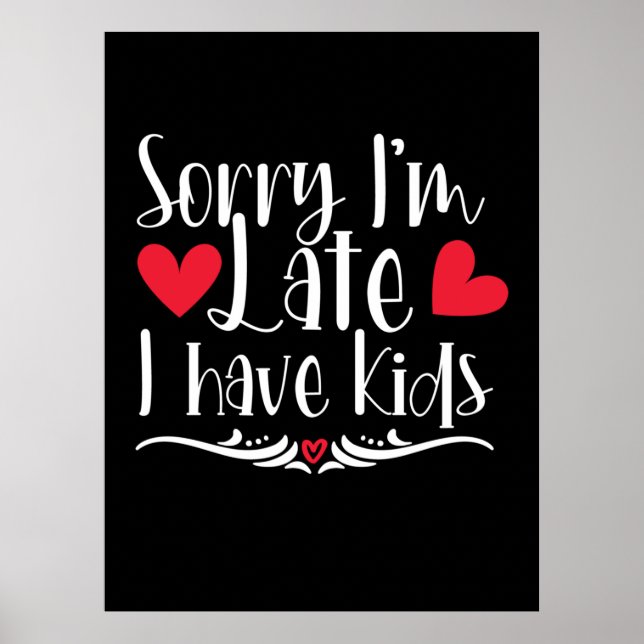 Muttergeschenk Ich habe Kinder Poster (Vorne)
