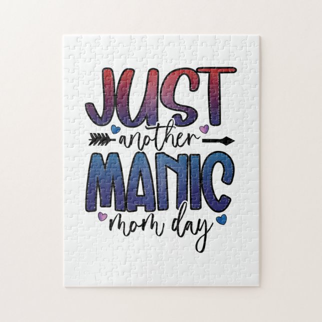 Muttergeschenk nur ein weiterer Mama Tag Puzzle (Vertikal)