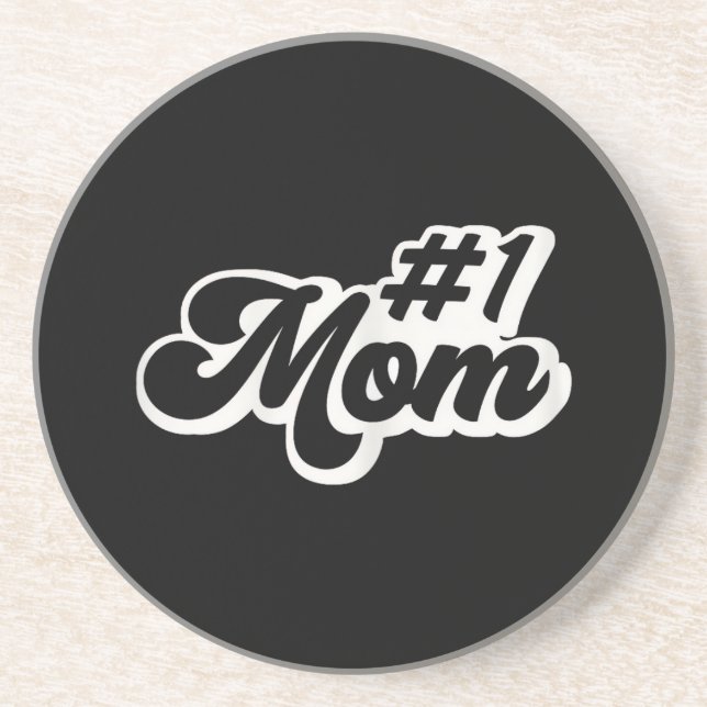 Muttergeschenke für Frauen Herz Muttertag Mama  Getränkeuntersetzer (Vorne)