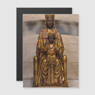 Muttergottes von Montserrat Schwarze Madonna Jungf Magnetkarte