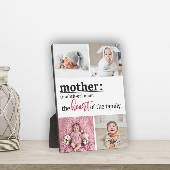 Mutterherz der Familie 4 Foto Sake-Plakette Fotoplatte (Von Creator hochgeladen)