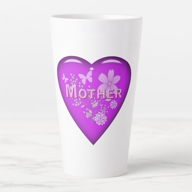 Mutterherz Milchtasse (Vorderseite)