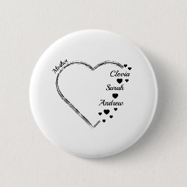 Mutterherz mit Namen personalisieren Button