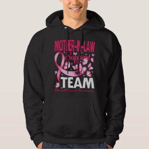 MutterInLaw Support Team Brustkrebs-Bewusstsein B Hoodie