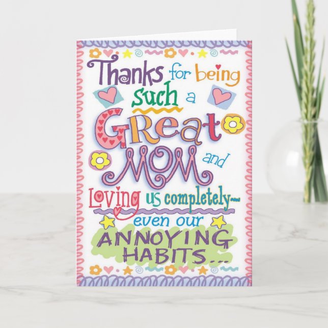 Mütterkarten Karte (Vorderseite)