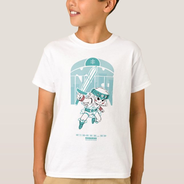 Mutterkid mit Schwert T-Shirt (Vorderseite)