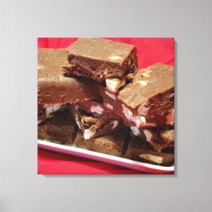 Mutterkirschmarshmallowfudge Leinwanddruck