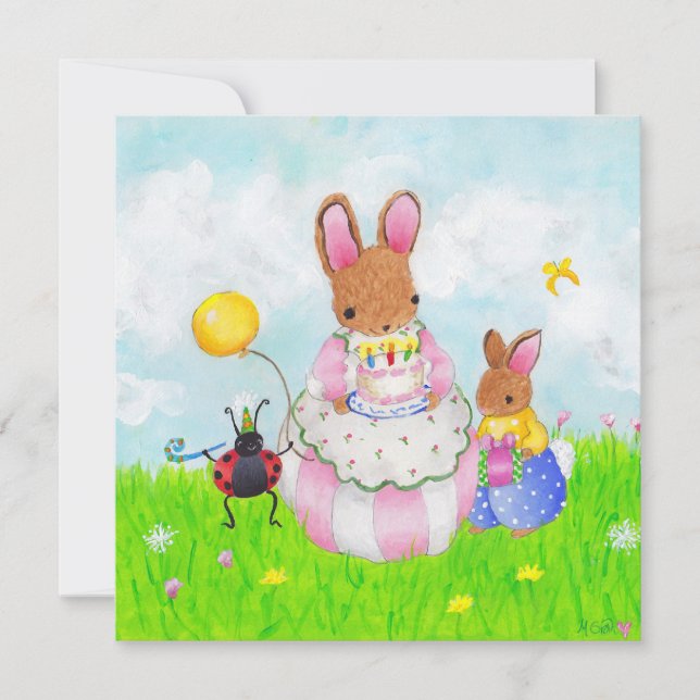 Mutterkuchen Einladung (Vorderseite)