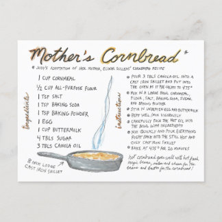 Mutterkuchen Rezept Postkarte