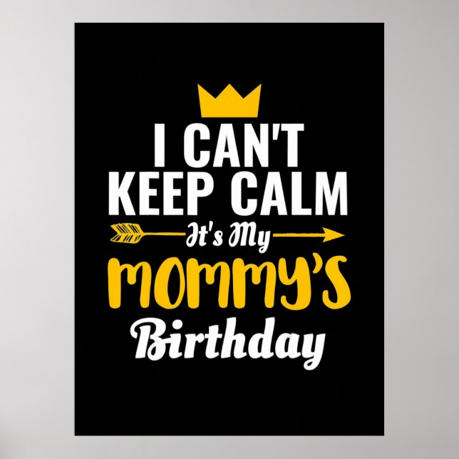 Mutterkunde | Es ist mein Geburtstag. Poster (Vorne)