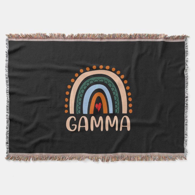Mutterkunde | Gamma Rainbow Grandma Niedliche Gebu Decke (Vorderseite)