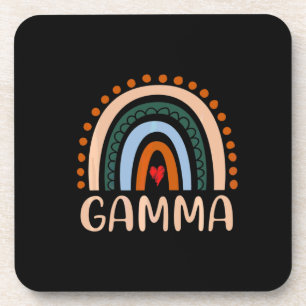 Mutterkunde   Gamma Rainbow Grandma Niedliche Gebu Getränkeuntersetzer