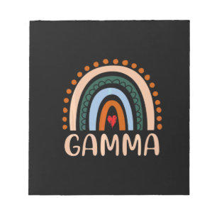 Mutterkunde Gamma Rainbow Grandma Niedliche Gebu Notizblock