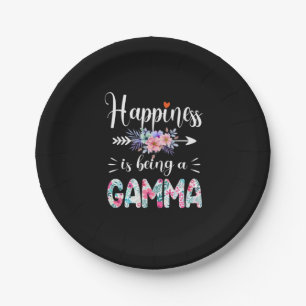 Mutterkunde Glück ist ein Geburtstag von Gamma Pappteller