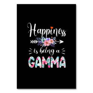 Mutterkunde   Glück ist ein Geburtstag von Gamma Tischnummer