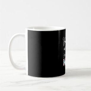 Mutterkunde Glück ist ein Nana Floral Xmas Kaffeetasse