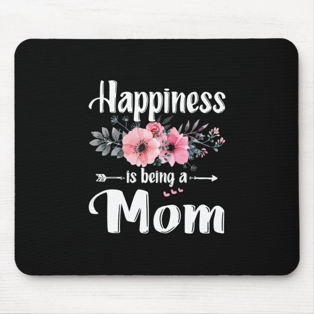 Mutterkunde | Glück ist eine Mama zum Geburtstag Mousepad (Vorne)