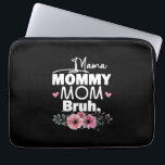 Mutterkunde | Mama Mommy Mama Bruh Floral Birthday Laptopschutzhülle<br><div class="desc">Mutterkunde | Mama Mommy Mama Bruh Floral Birthday</div>