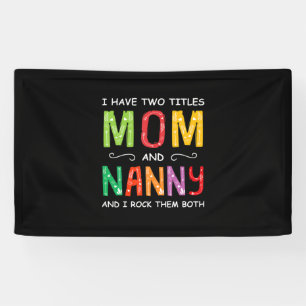 Mutterkunde   Mama und Gruscha I Rock ihnen Geburt Banner