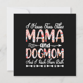 Mutterkunde | Mama und Hund Mama Geburtstag Einladung
