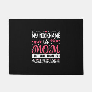 Mutterkunde   Mein Name ist Mama Geburtstag Fußmatte
