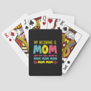 Mutterkunde   Mein Name ist Mommy Birthday Spielkarten