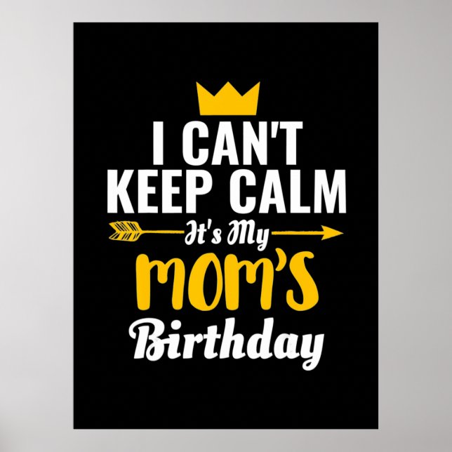Mutterkunde | Meine Mamas zum Geburtstag Poster (Vorne)