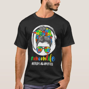 Mutterleben Autismus-Bewusstsein Puzzle-Stück unor T-Shirt