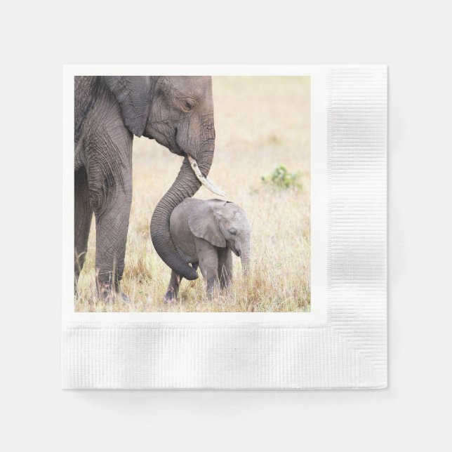 Mutterliche Liebe Serviette (Vorderseite)