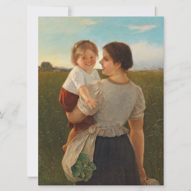 Mutterliebe (Mutter und Tochter lieben) Karte (Vorderseite)