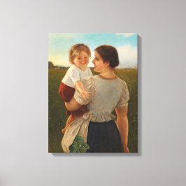 Mutterliebe (Mutter und Tochter lieben) Leinwanddruck