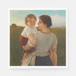 Mutterliebe (Mutter und Tochter lieben) Serviette