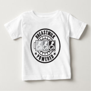 Muttermilch angetrieben! Longsleeve Baby T-shirt