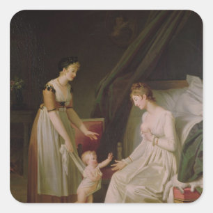 Muttermilch Quadratischer Aufkleber