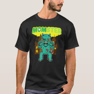 Muttermonster Schreckliche Halloween-Mutter Grusel T-Shirt