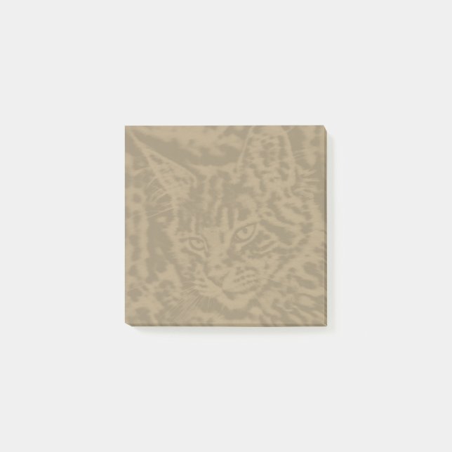 Muttermund-Katzen 3 bis 3 Post-it Klebezettel (Vorderseite)